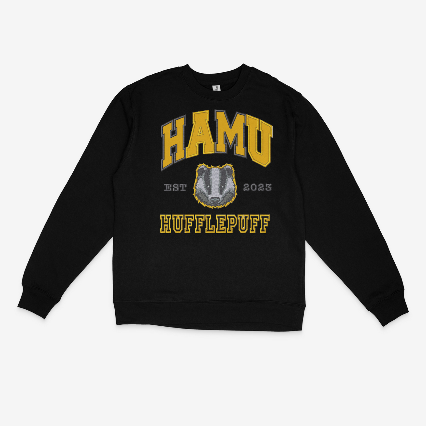 HufflePuff Campus Crewneck (embroidered)